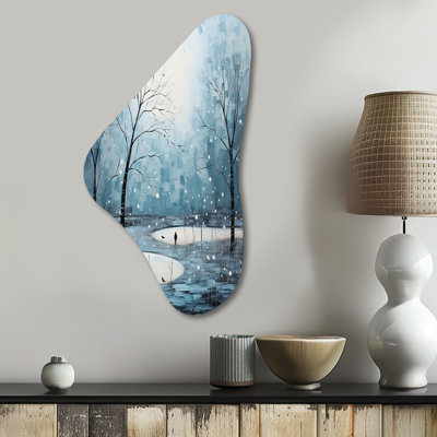 Hailesboro - Modern Boomerang Shape Metal Wall Décor