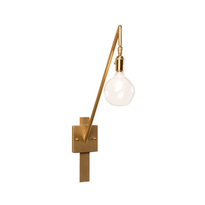 Minimalist Steel Armed Sconce