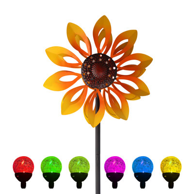 Éolienne jaune tournesol