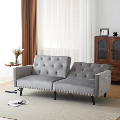 Fortham 2 Seater Velvet Reclining Sofa