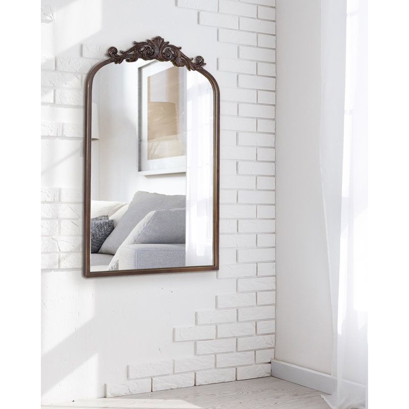 Anglo Metal Flat Mirror, Bronze, 42" x 23.5"