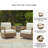 Alesana Outdoor Swivel Glider Chair With Cushion