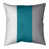 Blanc / bleu sarcelle / gris
