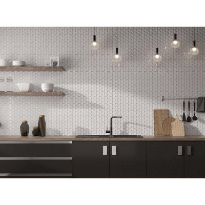 Fulton Silver Glossy Mosaic