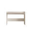 Bureau d'étude de style scandinave, blanc | 47,2 po x 33,5 po x 15,7 po | 100% panneau de particules enduit de mélamine, épaisseur: 0,7 pouce | Conception polyvalente avec rangement supplémentaire, parfaite pour les bureaux à domicile et les espaces d'étude