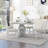 Driftor Retro Elegance Dining Set with Extendable Table and Upholstered Chairs-117430588-117430590