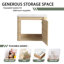 Ensemble de meuble-lavabo mural 24 po avec porte en céramique Art-1415409986-1529974459