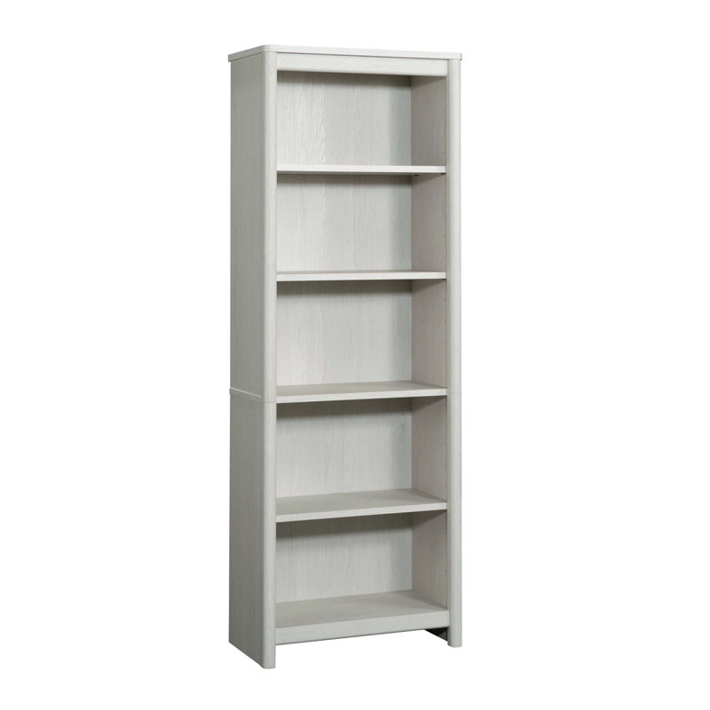 Vintage 5-Shelf Bookcase, White Finish