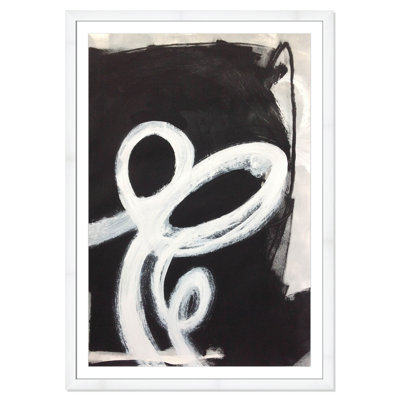 Ansonia Swirly Swirls II Framed On Paper by  Print