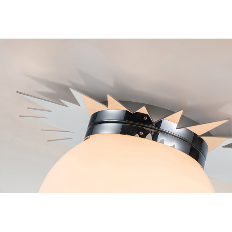 Soleil LED Flush In Star Shape, Chrome