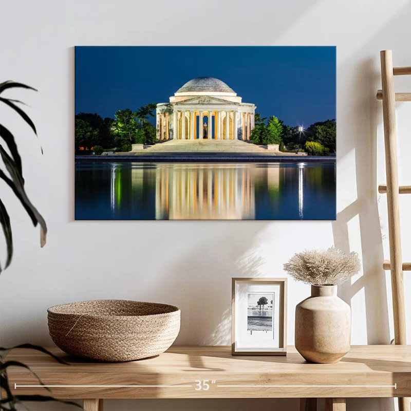 Lilie The Jefferson Memorial, H 16 po x l 24 po