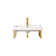 Boston Glossy White Resin Rectangular Wall Mount Bathroom Sink with Overflow