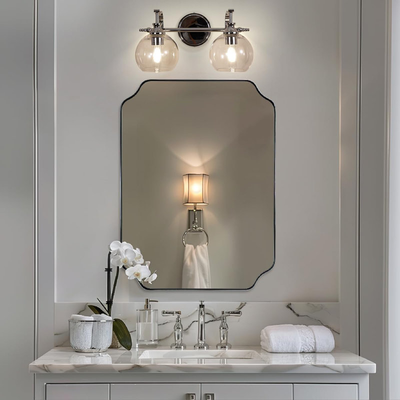 Luminaire de salle de bain Modern, Chrome poli, 2