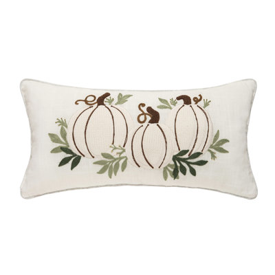 Off-White Pumpkin Trio Pillow