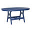 Berlin Gardens Harbor Regular 64″ Oblong Counter Height Table-377693106