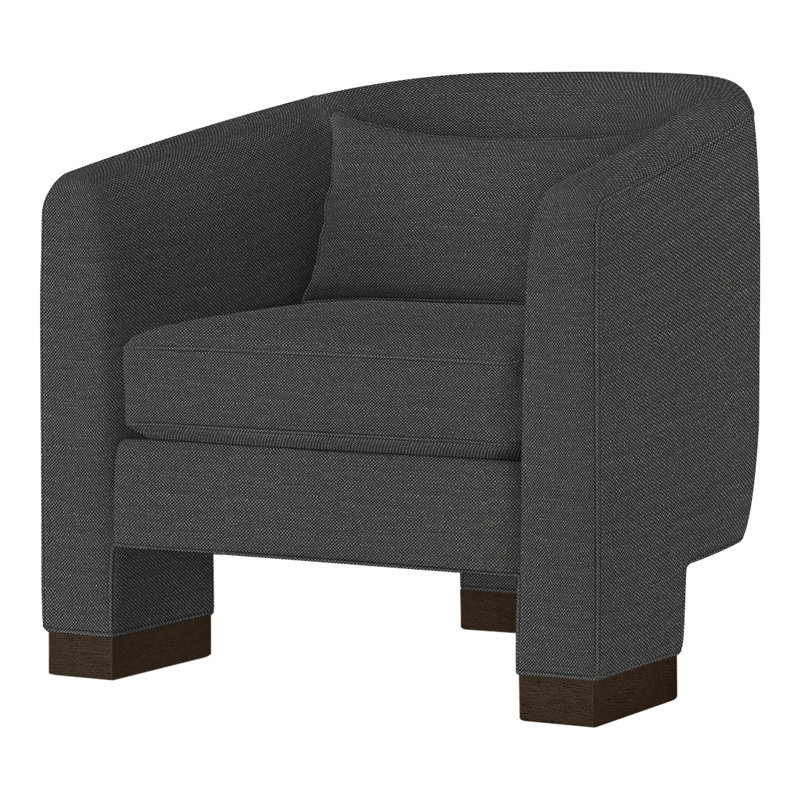 Fauteuil demi-tonneau Admiral, Perigold Ishi anthracite, Expresso