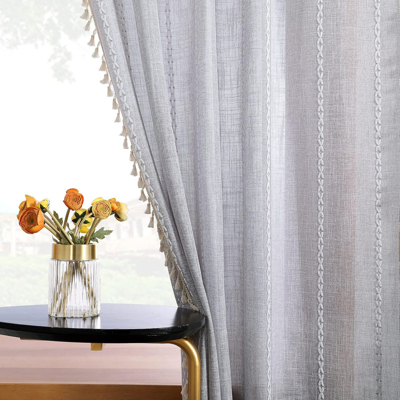 Ananda Semi Sheer Curtain Pair