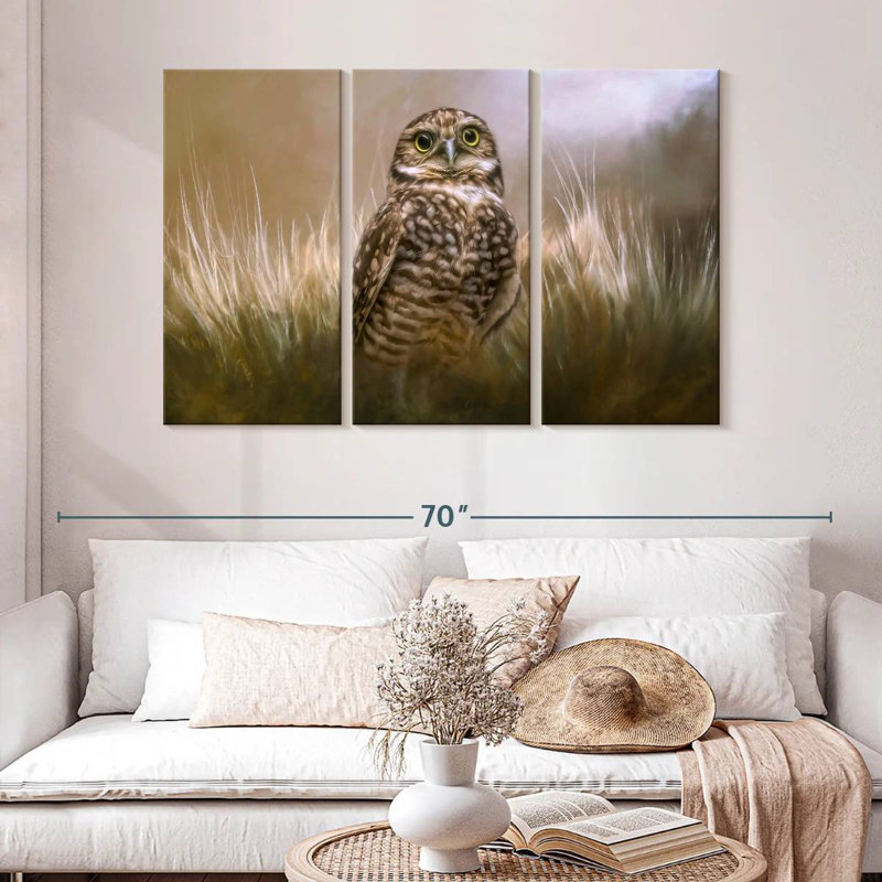 Brampt Owl Be Seeing You, 32" H x 50" W
