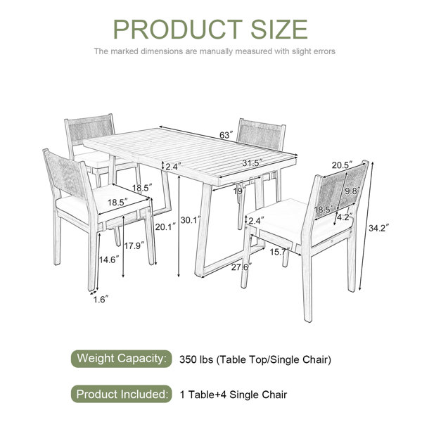 Product Dimensions