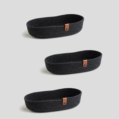 Latitude Run Cotton Decorative Basket