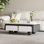 French rectangular rock table