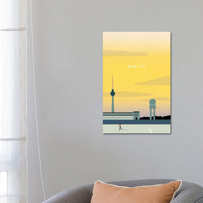 Berlin 1 Piece Wrapped Canvas Wall Art, 66.04 cm H x 45.72 cm W x 3.175 cm D
