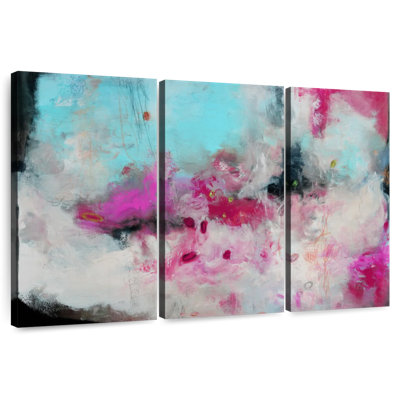 Avery Pink And Blue Abstraction I