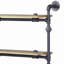 Tablette murale chêne et sable noir-542899817