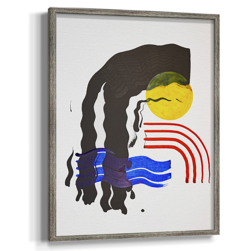 Shifting I Framed Print - Solid Wood, 11" H x 9" W