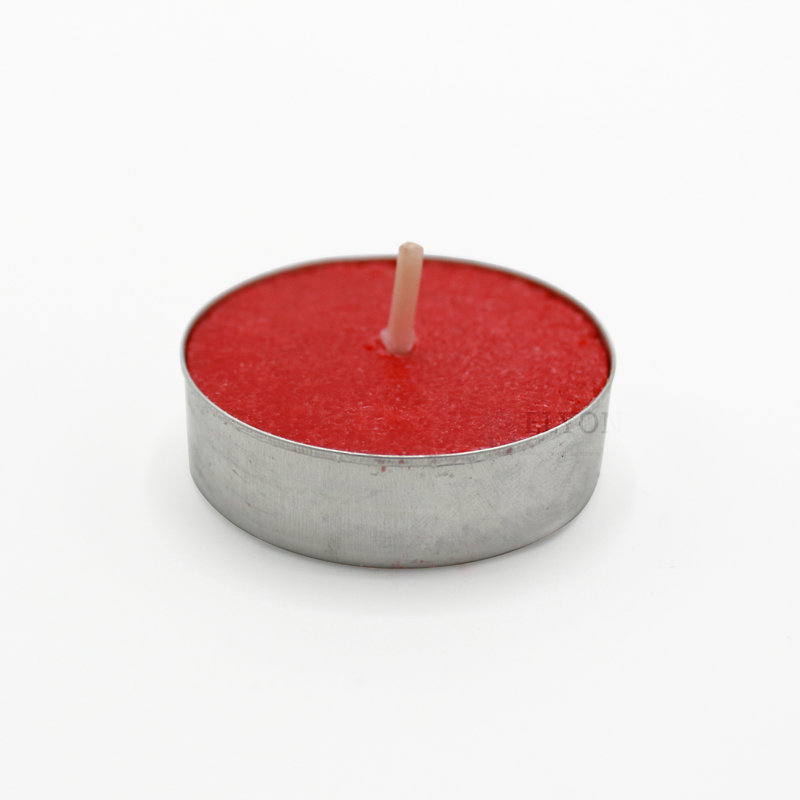Elyon Apple Cinnamon Scented Red Wax Tealight Candles