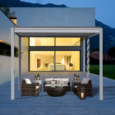 10 pi. L 10 pi. Pergola en aluminium