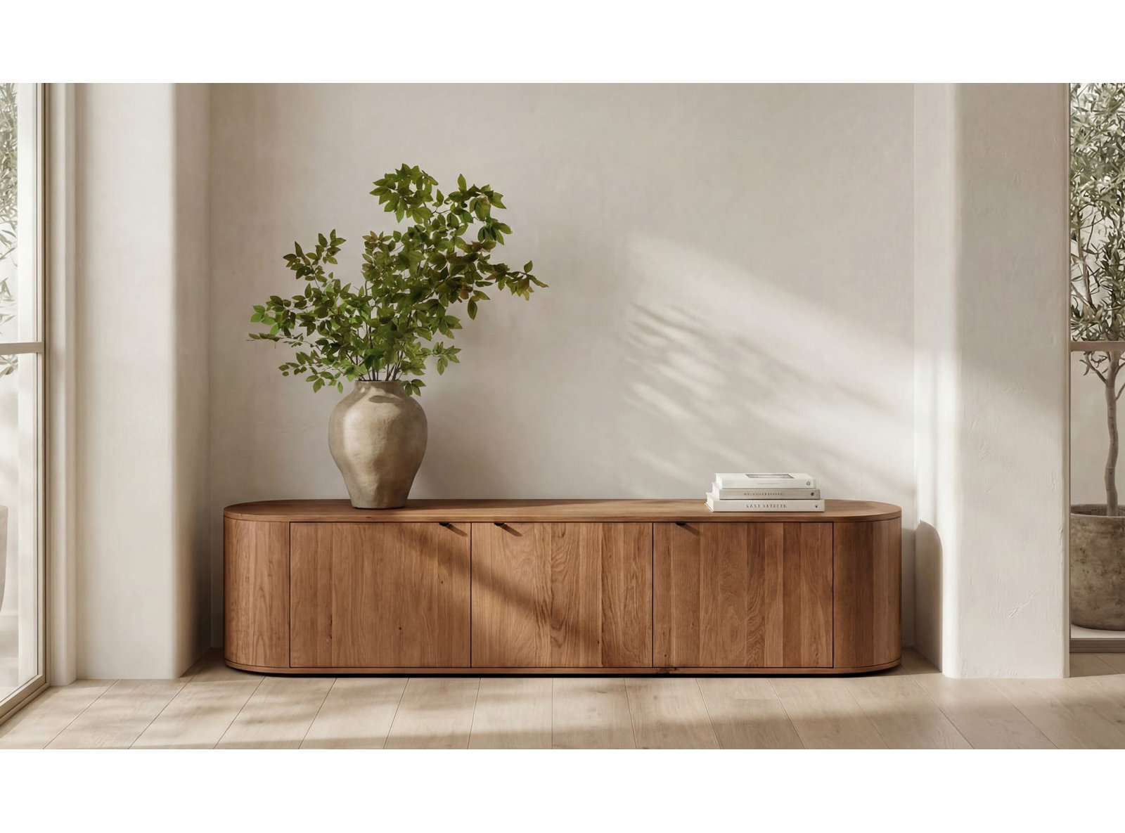Element 80'' Media Console, Yes, Dark Brown