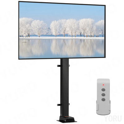 Motorized TV Lift Mount for Concealed-Home-Theatre-Views
