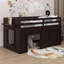 Lit mezzanine simple avec armoire de rangement et tablette-1465958267