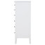 Commode blanche à 8 tiroirs Talia