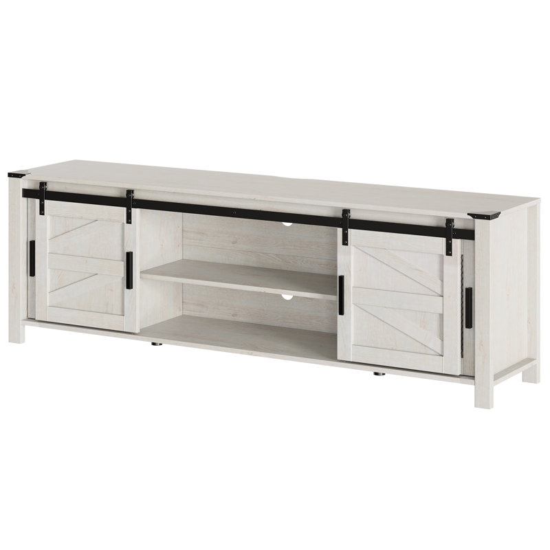 Crédence de rangement Oreoluwa, Blanc antique