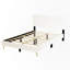 Lit plateforme tapissier Menlo-1017991397