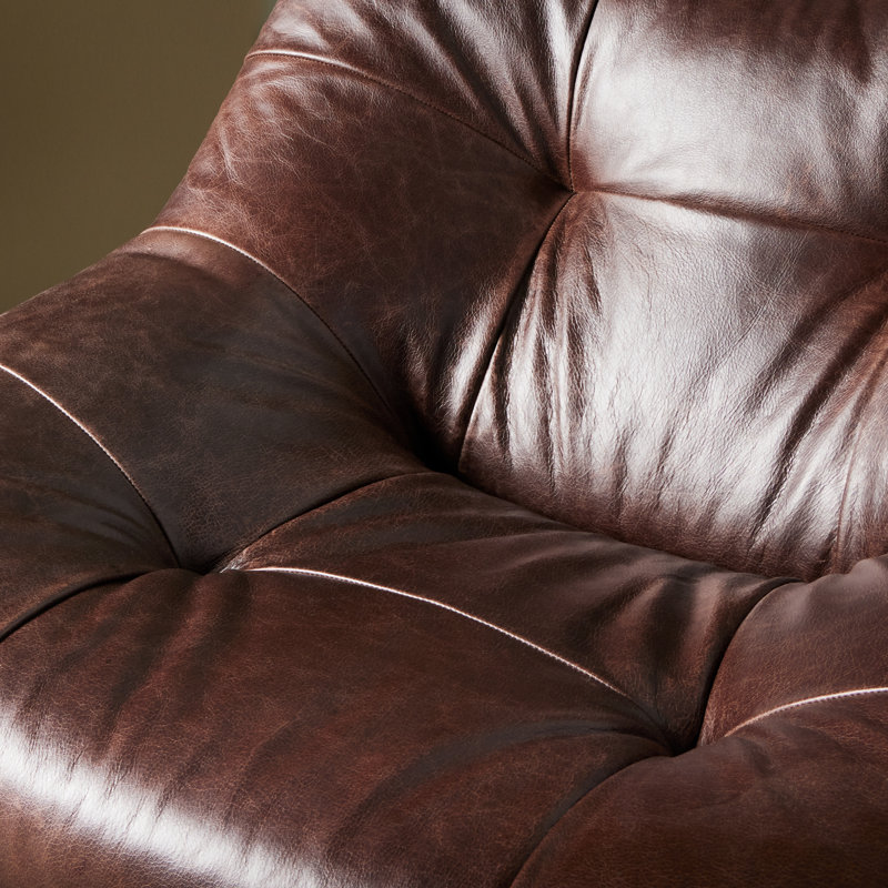 Farley Swivel Tufted Slipper Chair