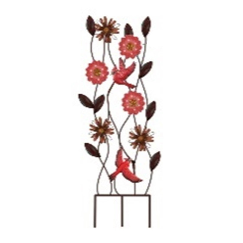 Paravent de jardin avec des icônes en verre lumineux, Cardinal