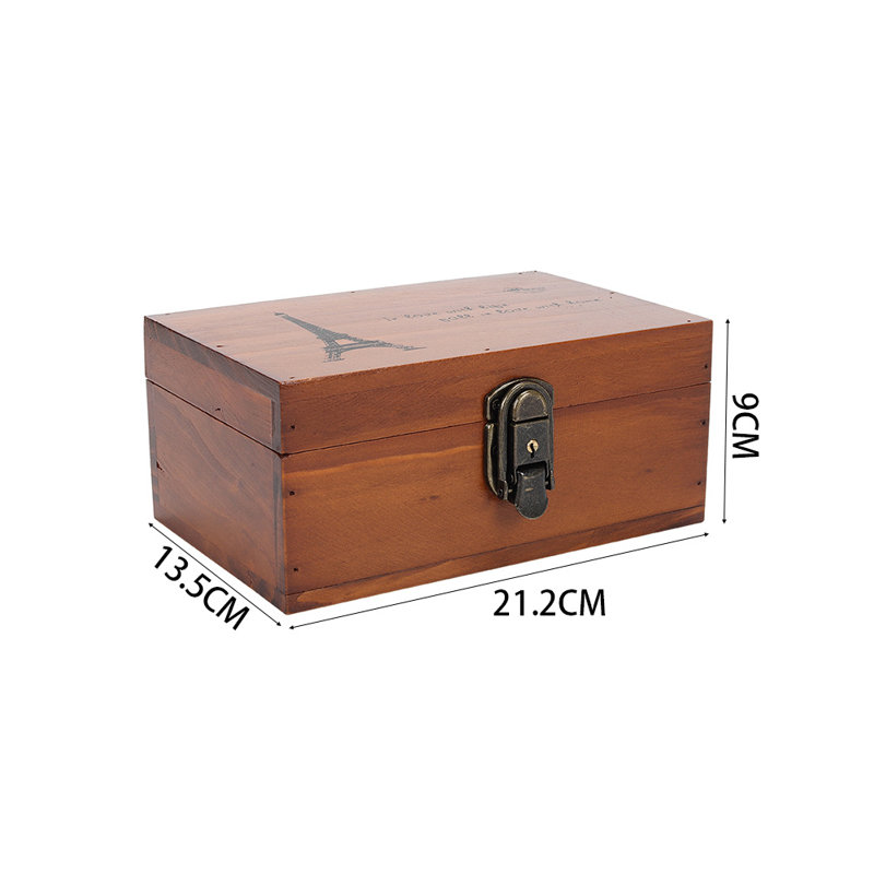 Alpen Home Solid Wood Decorative Bin
