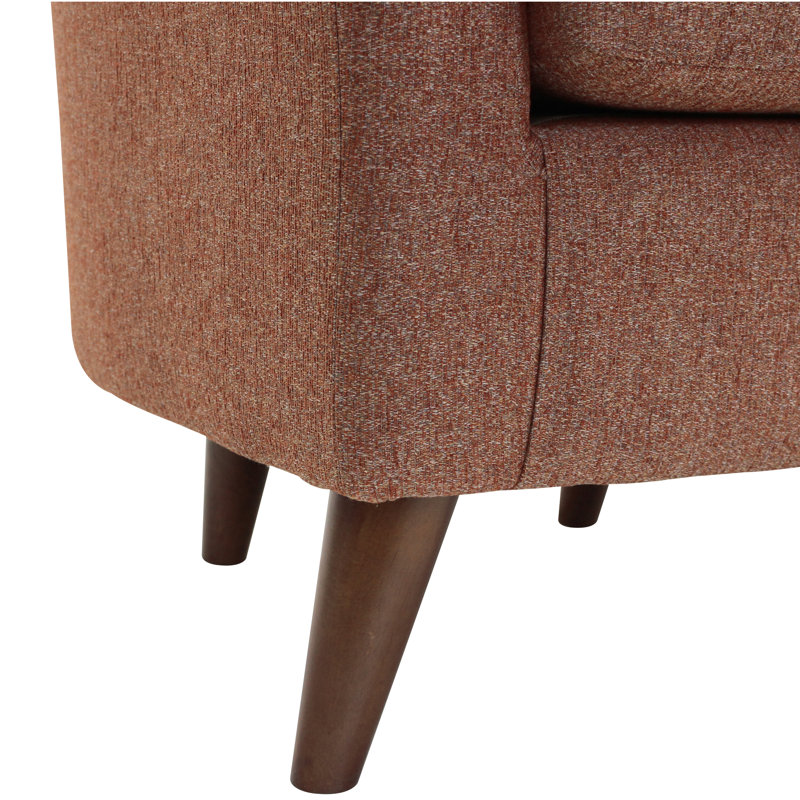 Navin Upholstered Barrel Chair, Terrace Autumn Polyester Blend
