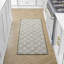 Austell Machine Woven Synthetic Geometric Area Rug in Green/White-478025354-491491045