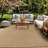 Distressed Frame Reversible Jute-Look Indoor/Outdoor Rug-892249696