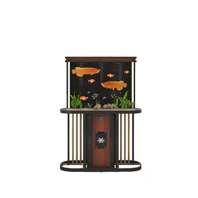 Wall-Mounted Ecological Bottom-Filtration Aquarium