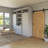Paneled Wood Unfinished Z Shape Barn Door Without Installation Hardware Kit-44441743