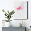 «Flamingo Splash I» par Tava Studios, reproduction d'art sur toile tendue-1230799484