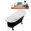 1699.3mm x 800.1mm Soaking Acrylic Bathtub-789989671-789989667