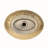 20" x 15" Luxury Gold Vessel Bathroom Sink – Elegant Countertop Vanity Basin, Modern Oval Ceramic Bowl-119893758