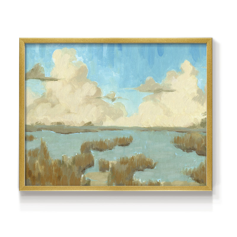 «Fripp Island Water II», reproduction encadrée