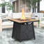 Table de foyer d'extérieur, foyer carré au gaz propane à allumage automatique de 40 000 BTU avec couvercle étanche 28 po-718474661